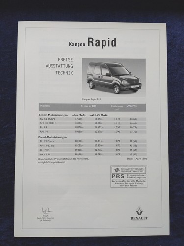 Renault kangoo rapid - renault,