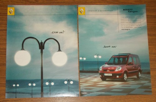 Seltene werbung renault kangoo - renault,