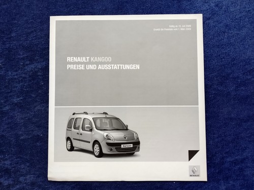 Renault kangoo preisliste - kangoo,